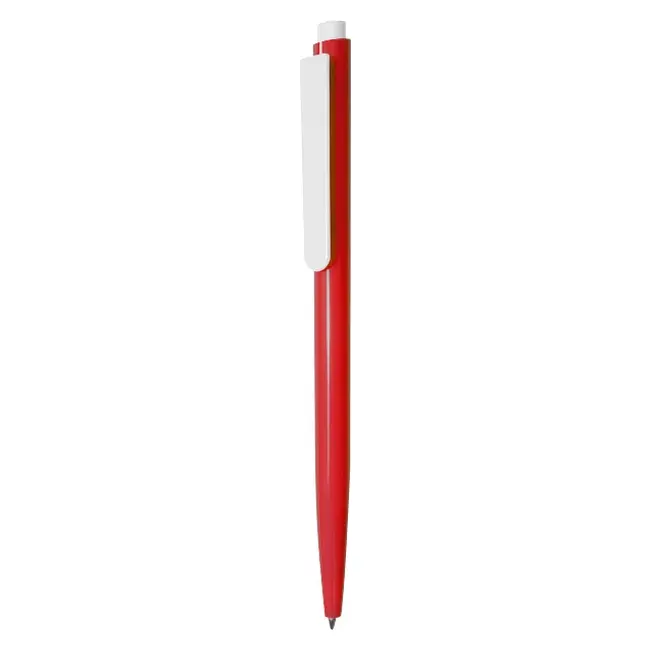 Ручка 'Uson' пластиковая Белый Красный 7006-34