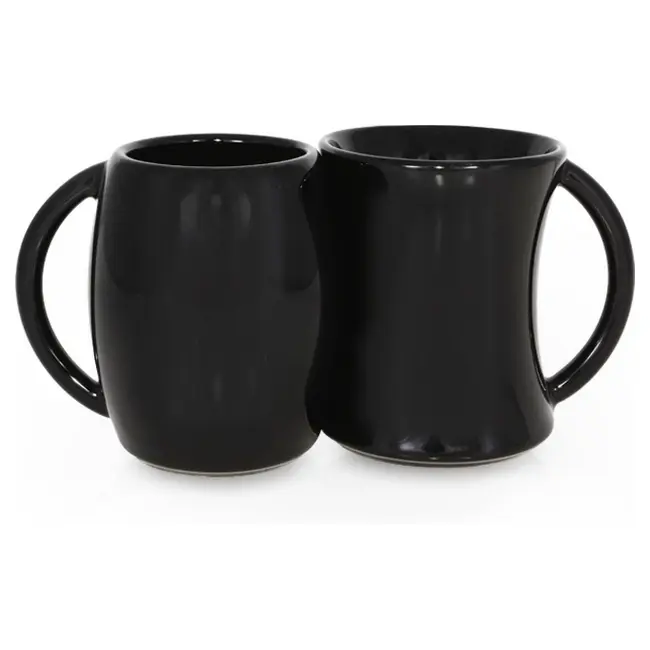 Набір з двох чашок El Paso керамічний 350 / 400 мл Черный 1748-05