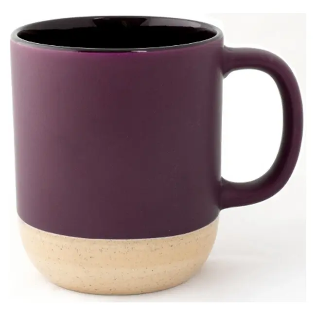 Чашка керамическая 400мл Черный Древесный Фиолетовый 12412-02