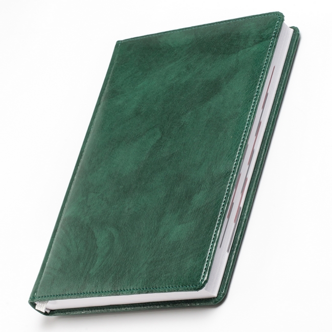 Ежедневник A5 'Brisk' датированный ЗВ-55 'MADERA' зеленый Зеленый 5921-01