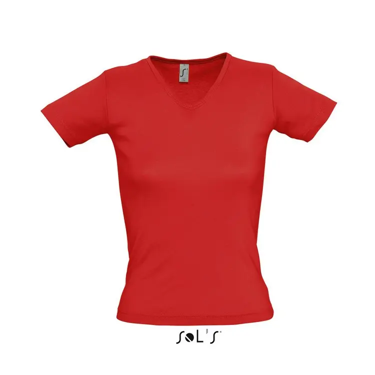 Футболка жіноча з v-подібним вирізом 'SOL'S' LADY V Красный 3801-05