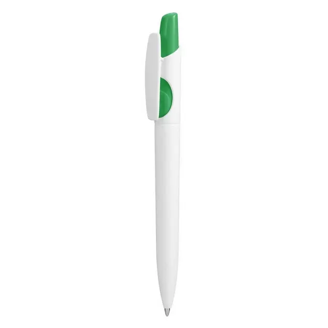 Ручка пластикова Зеленый Белый 8515-02