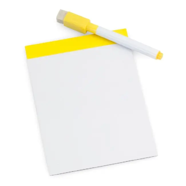 Доска магнитная с ручкой Желтый Белый 6824-04