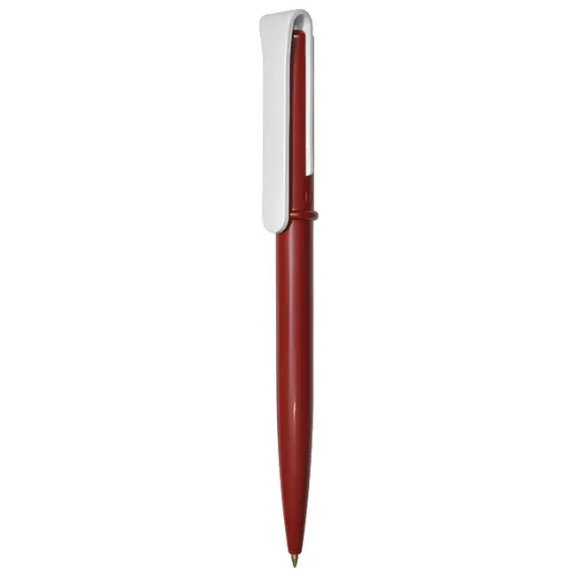 Ручка Uson пластиковая с поворотным механизмом Белый Бордовый 3911-10