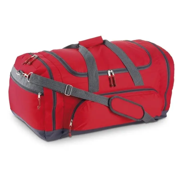 Спортивна сумка Красный Серый 6615-02