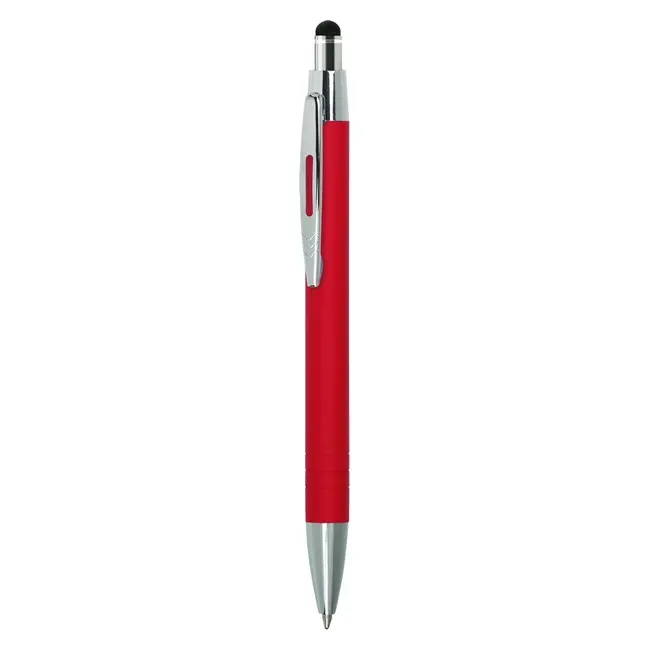 Ручка стилус металева 'VIVA PENS' 'LISS touch' Красный Серебристый 8630-04