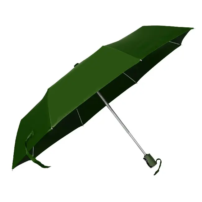 Зонт складной автоматический темно-зеленый