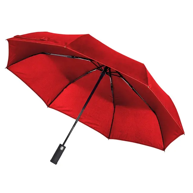 Зонт складной с подсветкой автомат Красный 12147-03