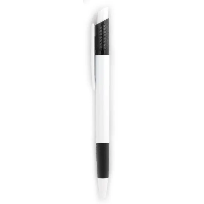 Ручка з глянсового пластика Черный Белый 4679-06