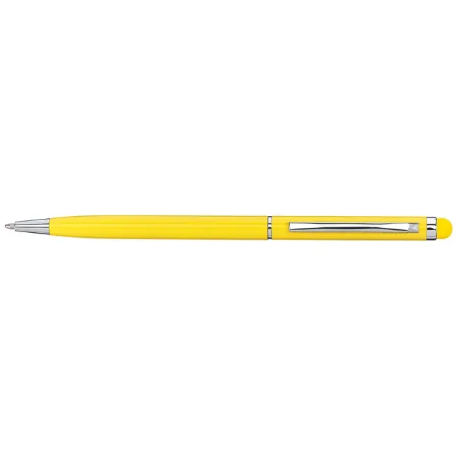 Ручка стилус металлическая Серебристый Желтый 2759-08