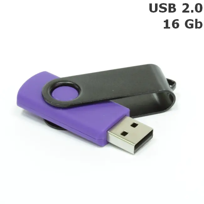 Флешка 'Twister' 16 Gb USB 2.0 Фиолетовый Черный 3675-52