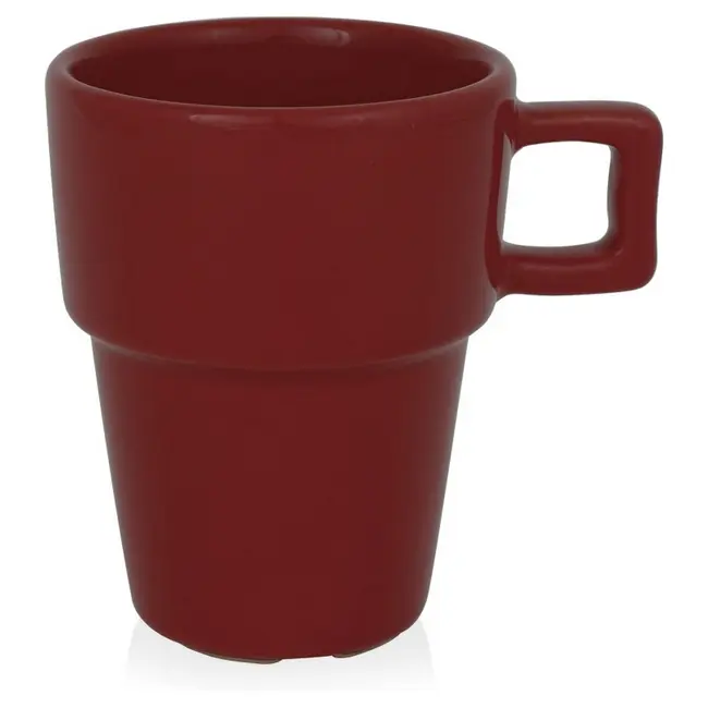 Чашка керамічна Toledo 200 мл Бордовый 1830-02