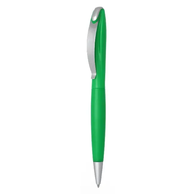 Ручка пластикова з поворотним механізмом Зеленый Серебристый 5022-10