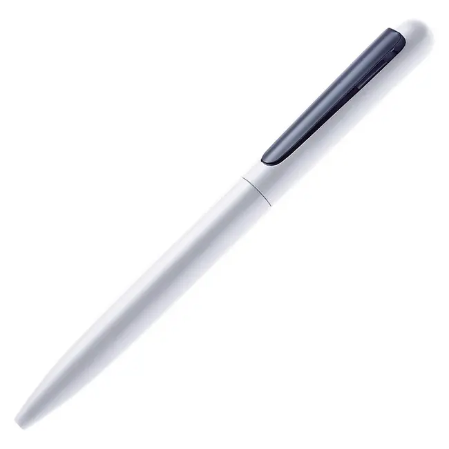 Ручка шариковая металлическая матовая Белый Черный 8582-01
