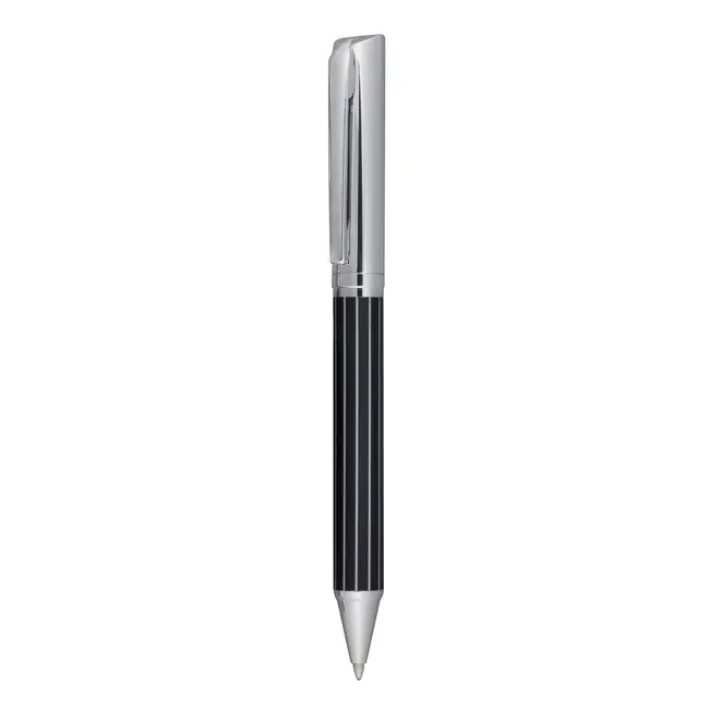 Ручка металлическая в подарочной упаковке Черный Серебристый 3043-01