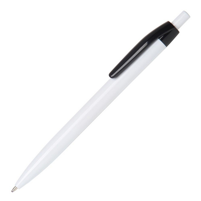 Ручка пластиковая Черный Белый 1351-01