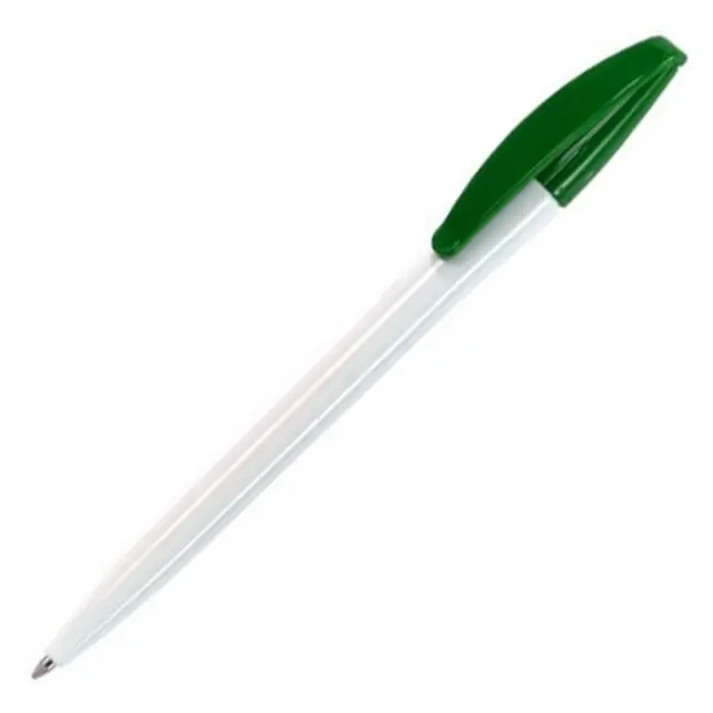 Ручка пластикова 'Dream pen' 'SLIM Classic' Зеленый Белый 11726-02
