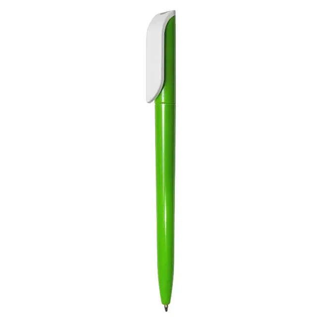 Ручка 'Uson' пластикова з поворотним механізмом Зеленый Белый 3925-96