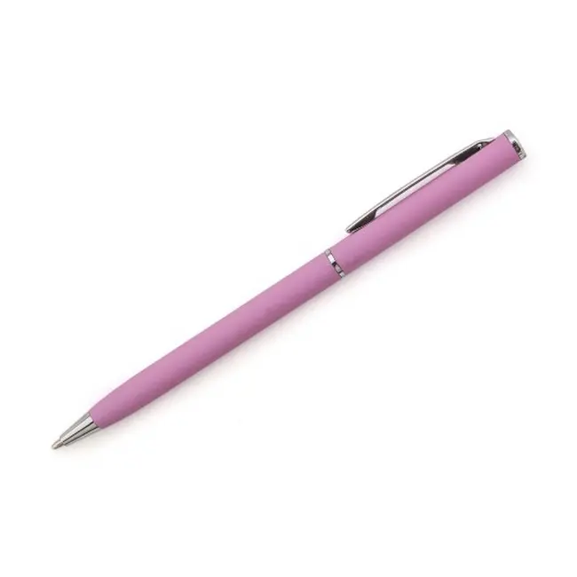 Ручка металева Серебристый Розовый 6257-11