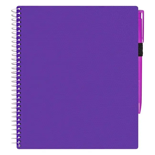 Блокнот A5 с ручкой на резинке Фиолетовый 11930-03