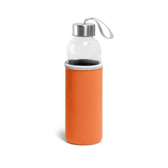 Пляшка для спорту 520 мл Оранжевый Серебристый Белый 11750-04