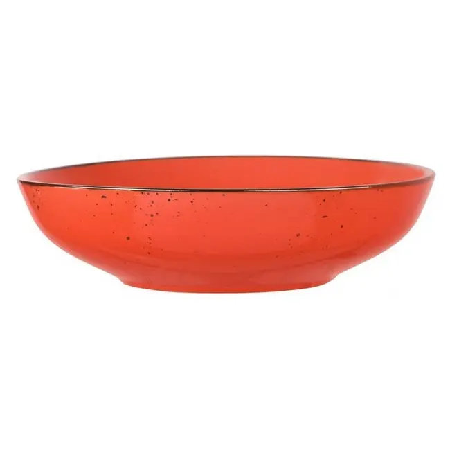 Тарелка суповая керамическая Ardesto Bagheria 20 см Оранжевый 12995-04