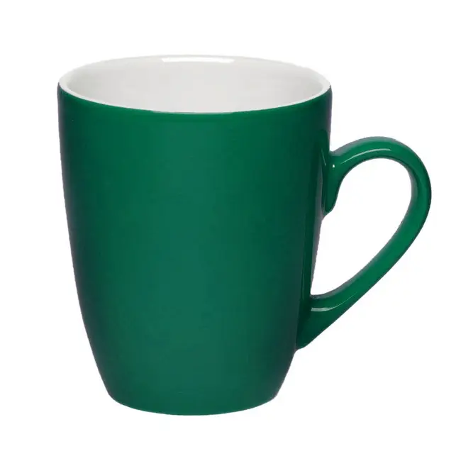 Чашка керамическая Белый Зеленый 1188-04