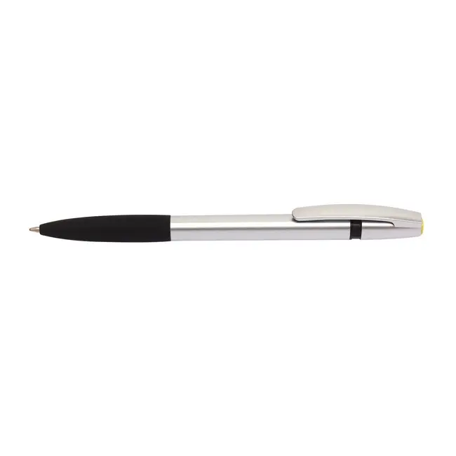 Ручка пластиковая Серебристый Черный 2756-03