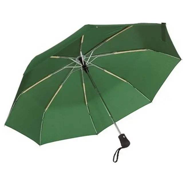 Зонт складной ветроустойчивый в чехле Зеленый 5866-02