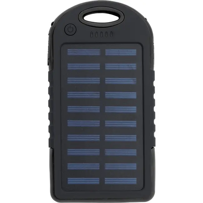Повербанк PowerBank із сонячною батареєю 4000 mAh Черный 14765-01