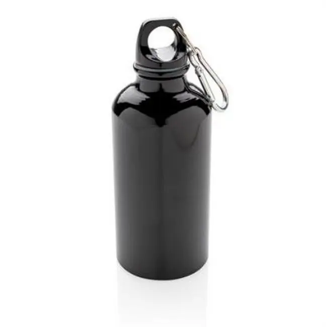 Бутылка для воды алюминиевая 400мл Черный 14184-01