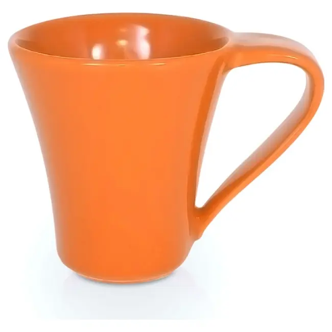 Чашка керамічна Flores 200 мл Оранжевый 1757-12