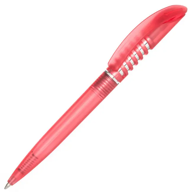 Ручка из полупрозрачного матового пластика Красный 4962-09