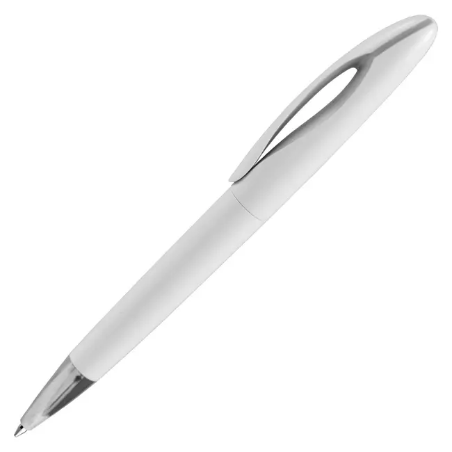 Ручка шариковая пластиковая 'Florida' Серебристый Серый Белый 15033-01