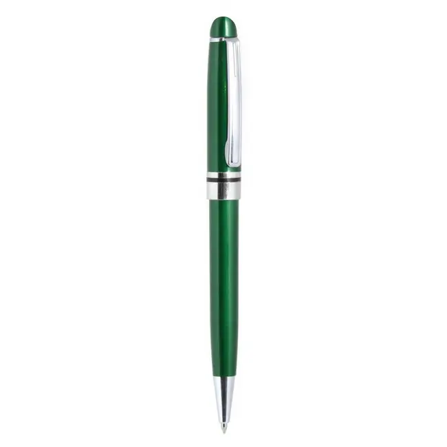 Ручка пластиковая матовая Серебристый Зеленый 3811-03