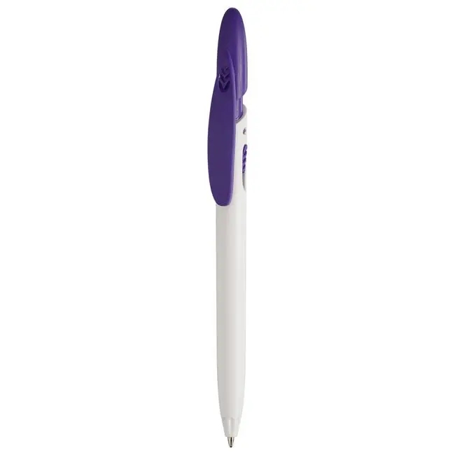Ручка пластиковая Белый Фиолетовый 5653-09