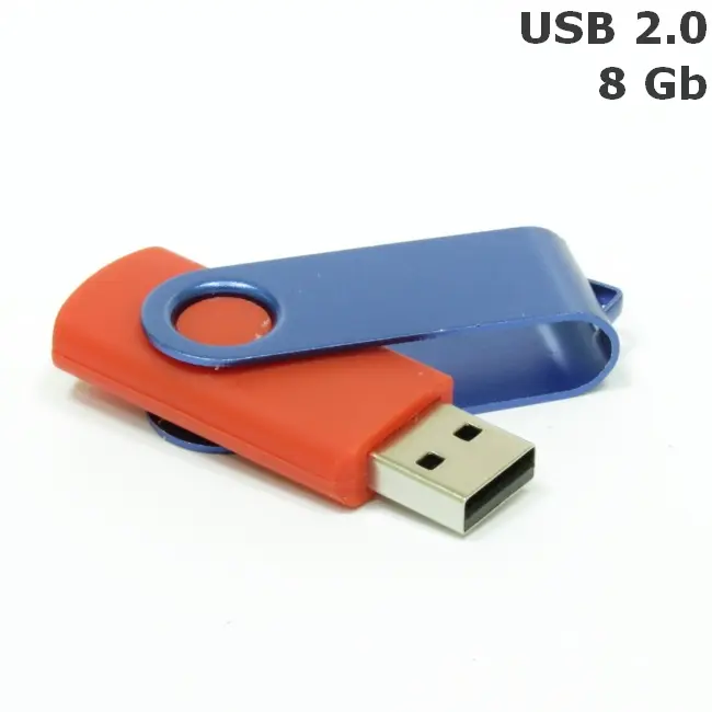 Флешка 'Twister' 8 Gb USB 2.0 Красный Синий 3673-26