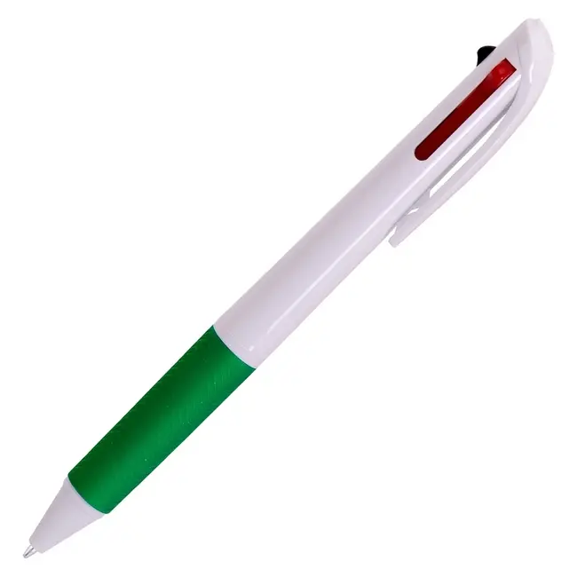 Ручка кулькова багатофункціональна 3в1 Зеленый Синий Красный Черный Белый 12383-04