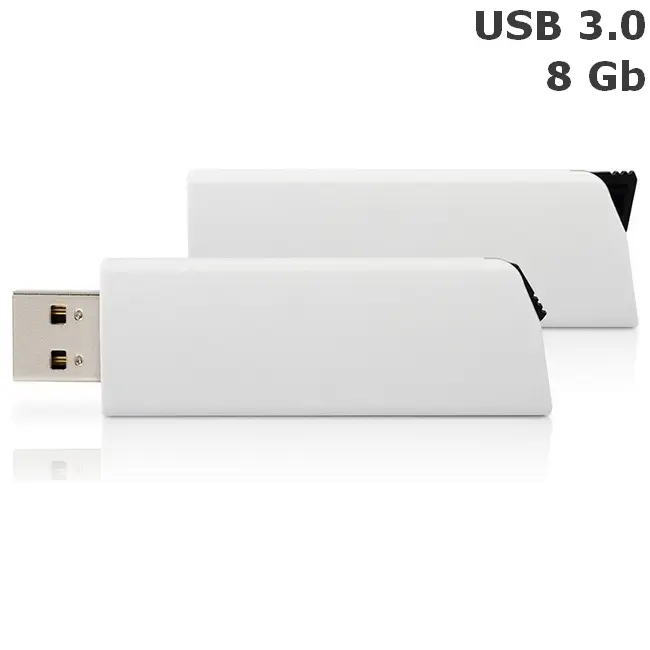 Флешка 'GoodRAM' 'CLICK' 8 Gb USB 3.0 біла Черный Белый 6321-01