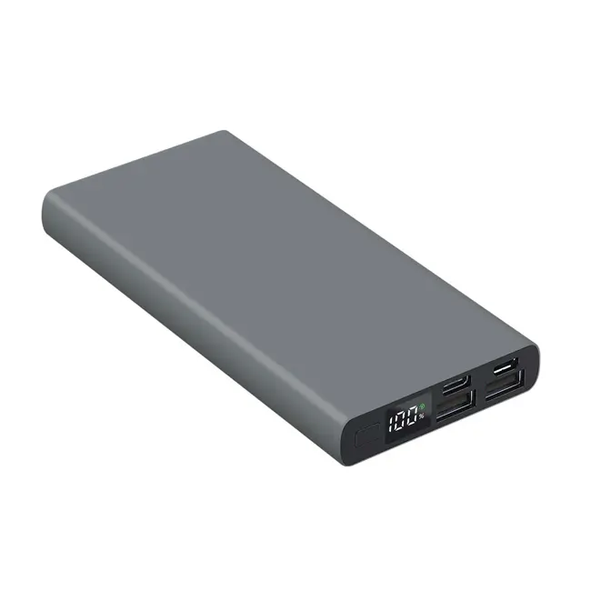 Универсальная мобильная батарея Powerbank 'Model A' 10000 mAh Черный Серый 5482-20