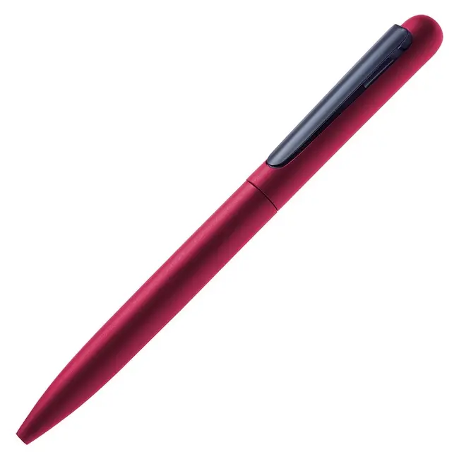 Ручка шариковая металлическая матовая Черный Красный 8582-02