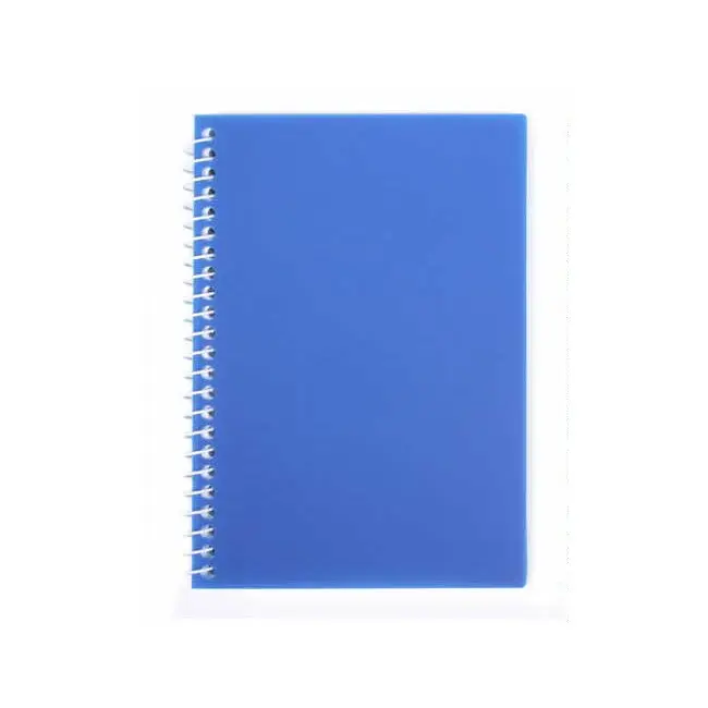 Блокнот А6 80 аркушів з пластиковою обкладинкою синій Синий 4822-03