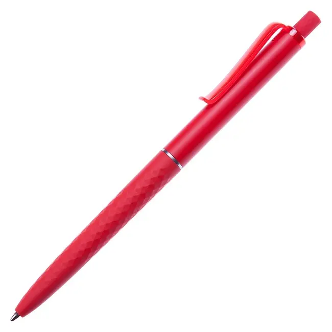 Ручка кулькова пластикова матова Красный 8572-03