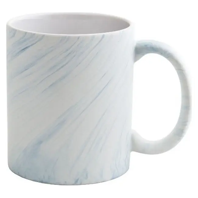 Чашка керамічна 340мл Белый Голубой 14428-02