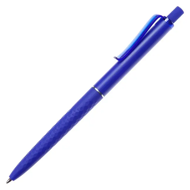 Ручка кулькова пластикова матова Синий 8572-04