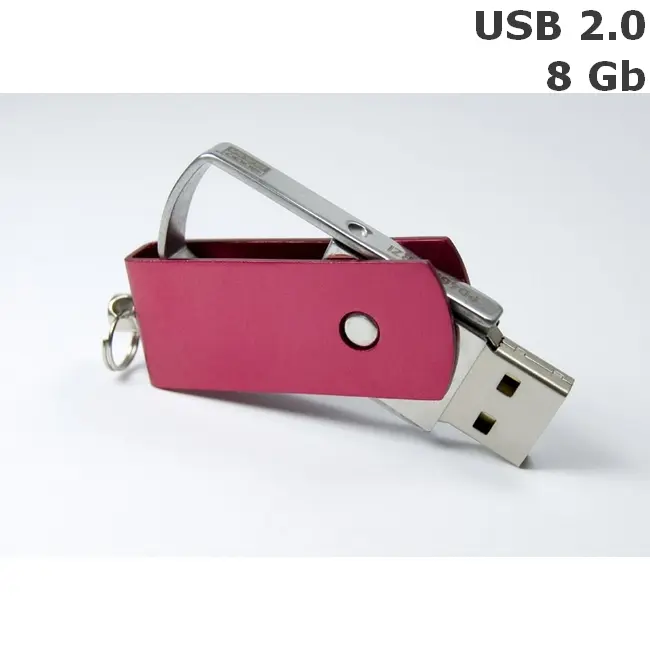 Флешка 'GoodRAM' 'Zip' 8 Gb USB 2.0 красна Серебристый Красный 6302-01