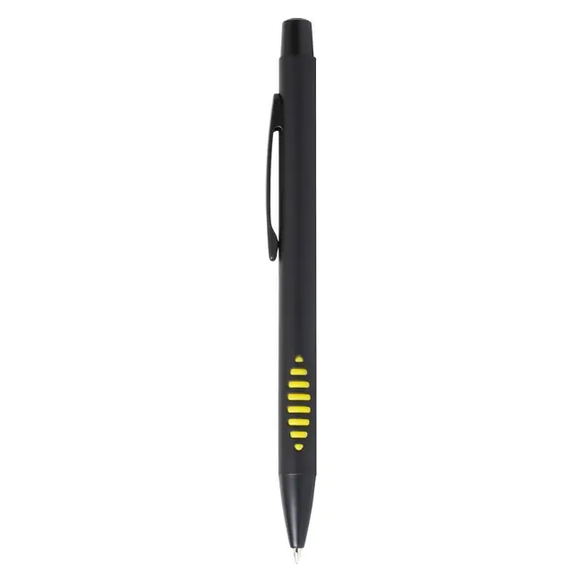 Ручка шариковая металлическая Черный Желтый 12603-02