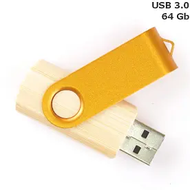 Флешка 'Twister' дерев'яна 64 Gb USB 3.0