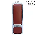 Флешка 'GoodRAM' 'ART LEATHER' 32 Gb USB 2.0 коричнева