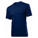 Футболка 'Stedman' 'Classic V-neck Men' Blue Midnight